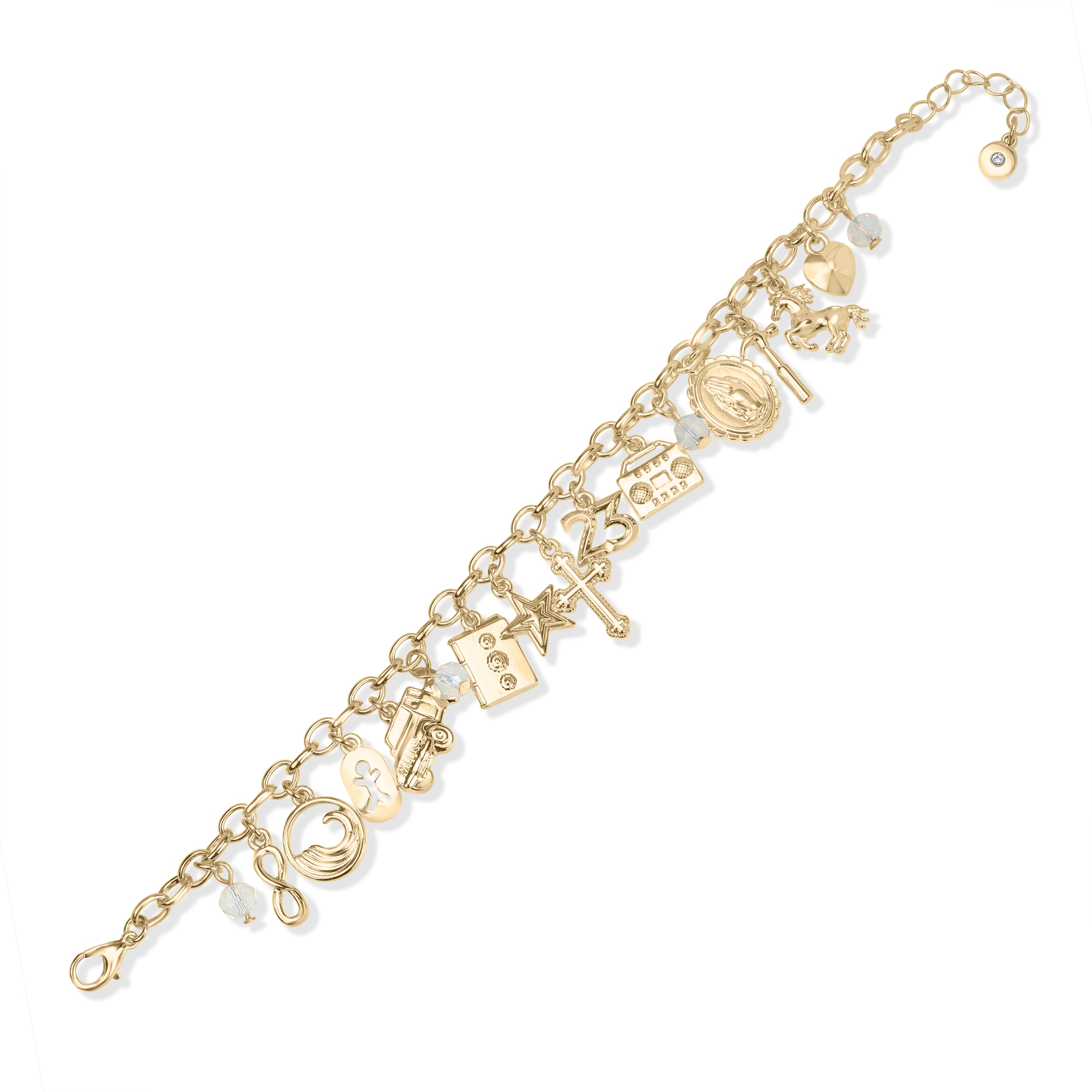 Stars Charm Bracelet Detail