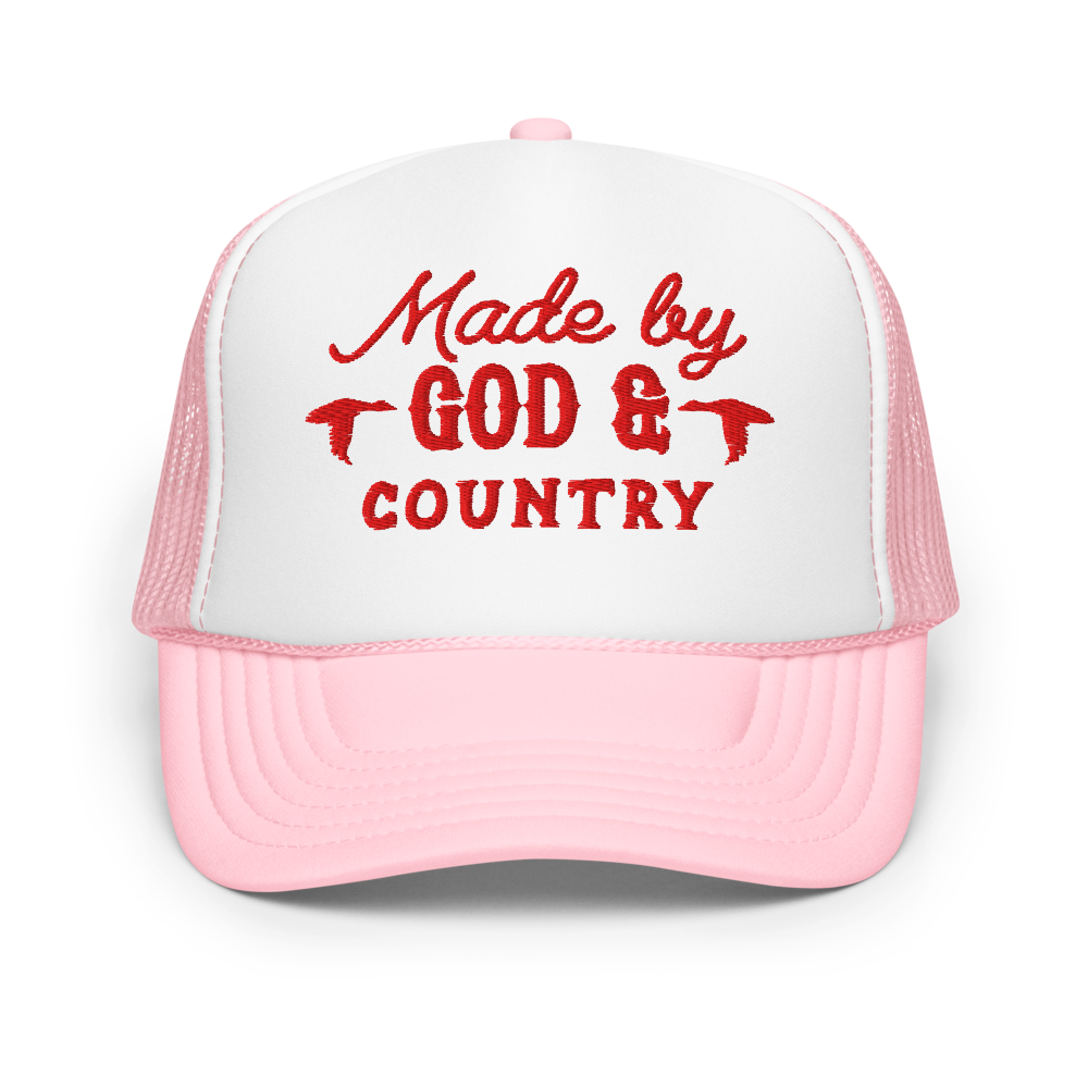 PINK VA限定 GOD ONLY KNOWS LOGO CAP God & Country Pink Hat - Anne Wilson Official Store