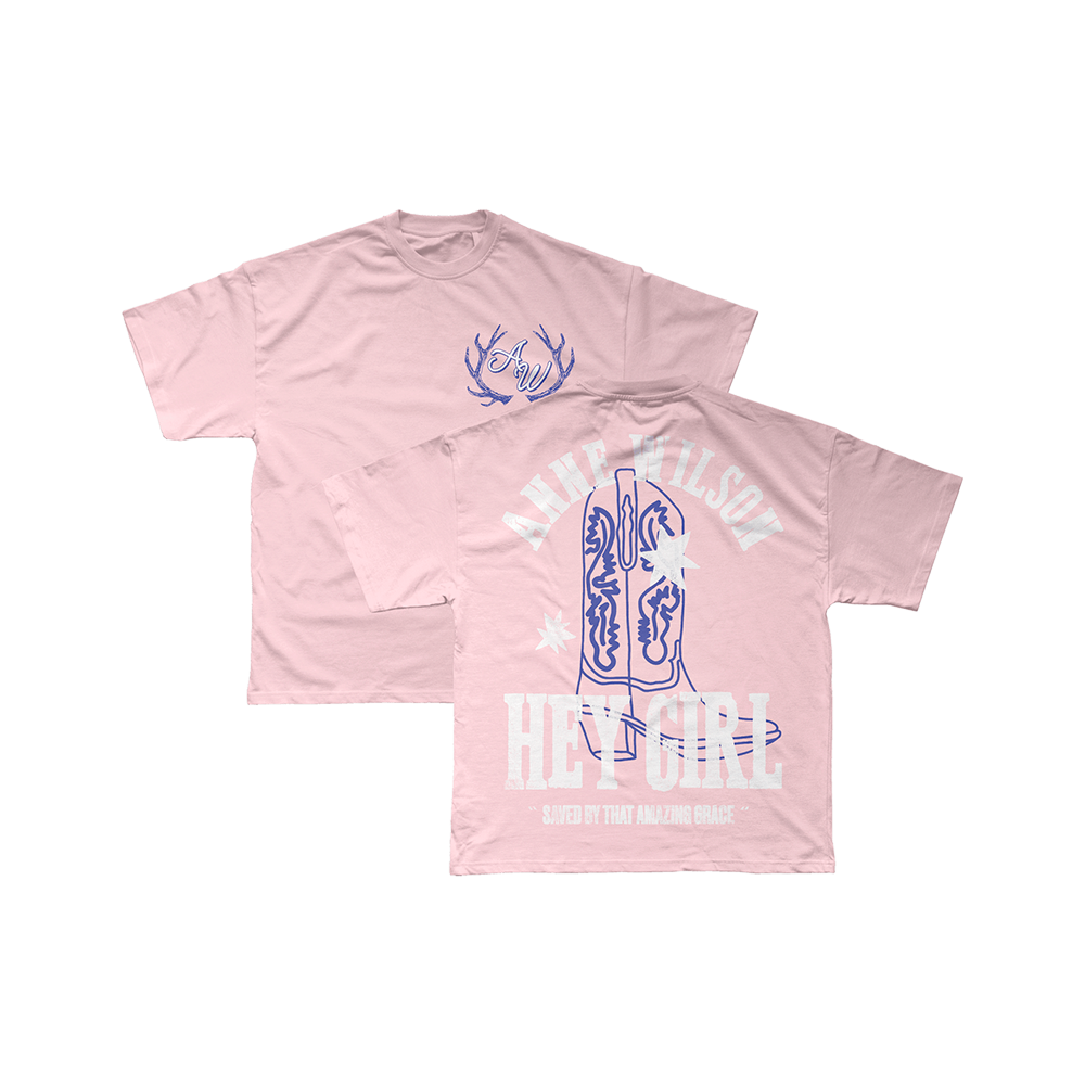 Hey Girl Pink Boot T-Shirt (Youth)