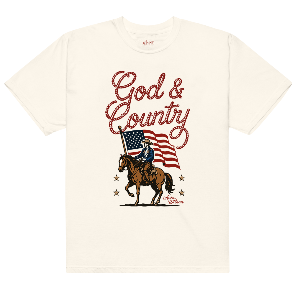 God & Country Tee (White)