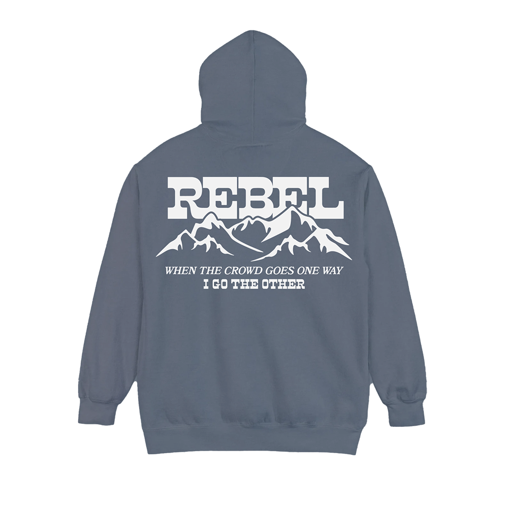 REBEL Hoodie and Signed CD Fanpack- Hoodie Back